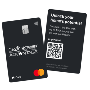 Advantage card with color